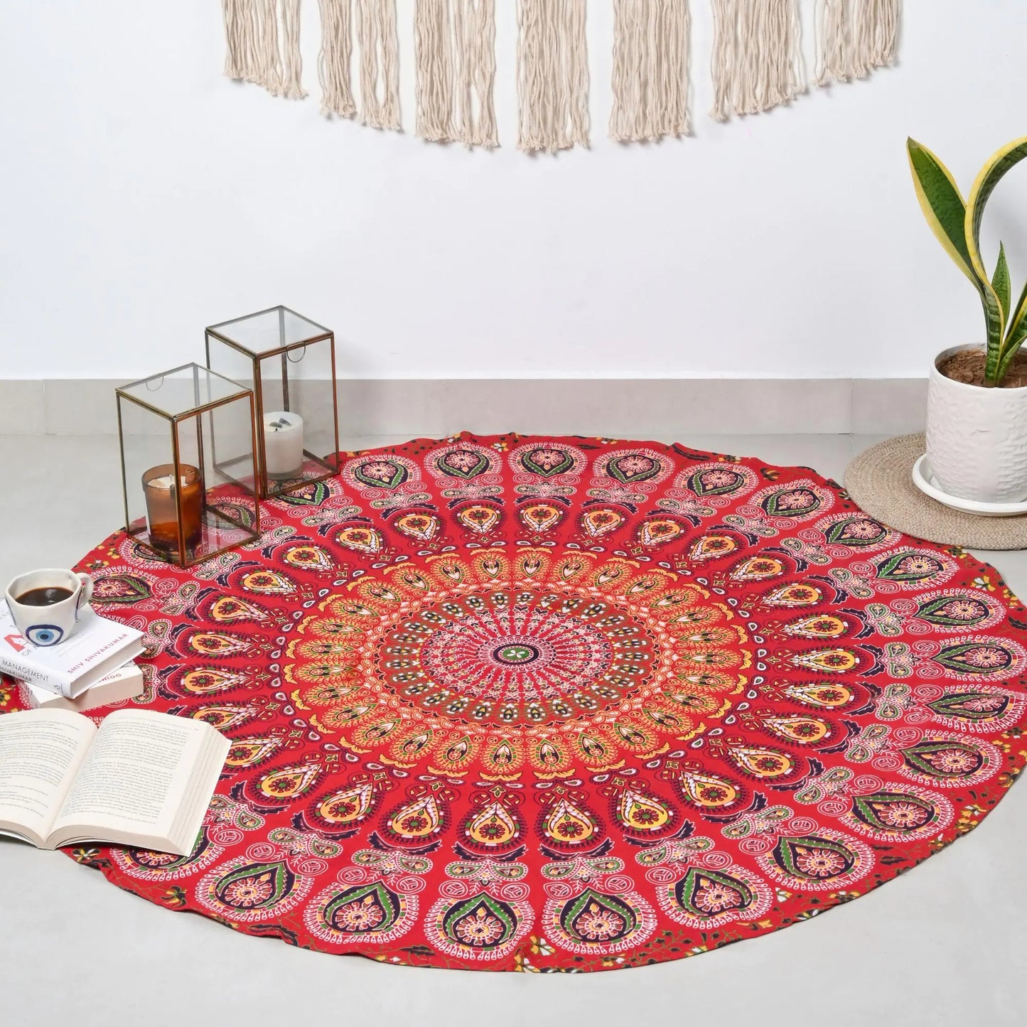 Round Mandala Multipurpose Fabric - 48 inch