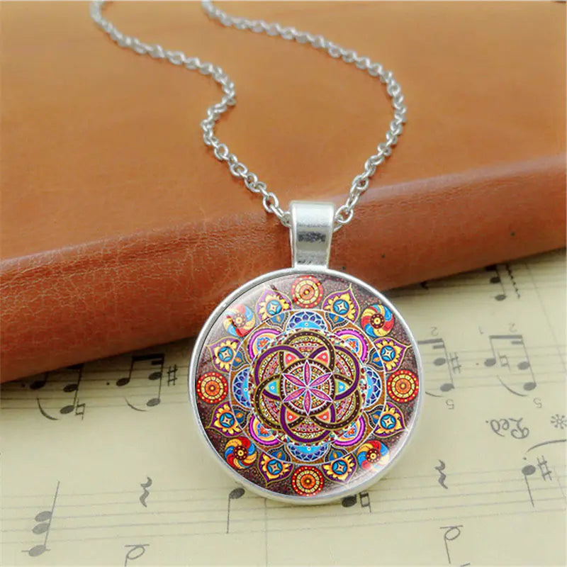 Mandala Necklace Medallion