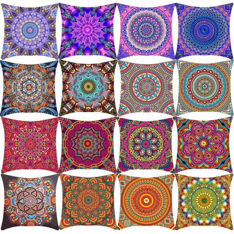 Mandala Cushion Cover - 45x45 cm