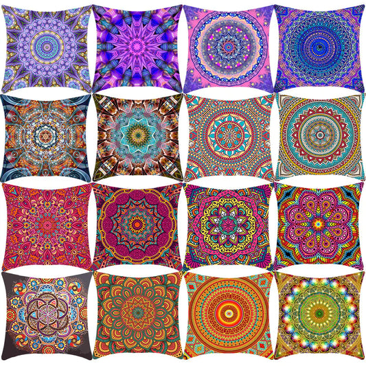 Mandala Cushion Cover - 45x45 cm
