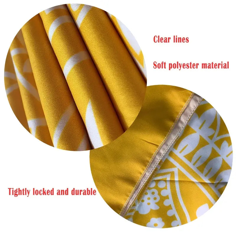 Yellow Mandala Multipurpose Fabric