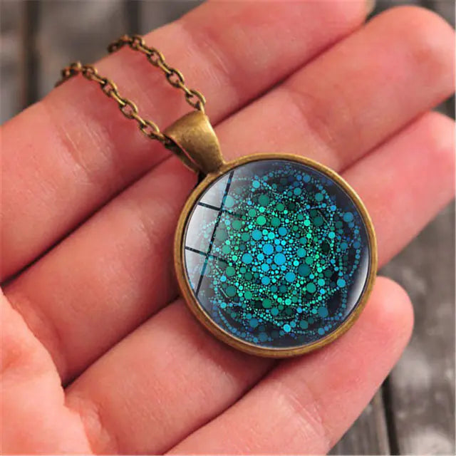 Mandala Necklace Sacred Geometry
