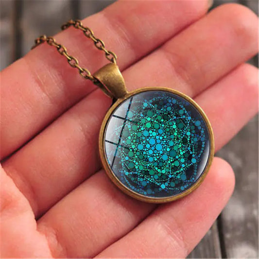 Mandala Necklace Sacred Geometry