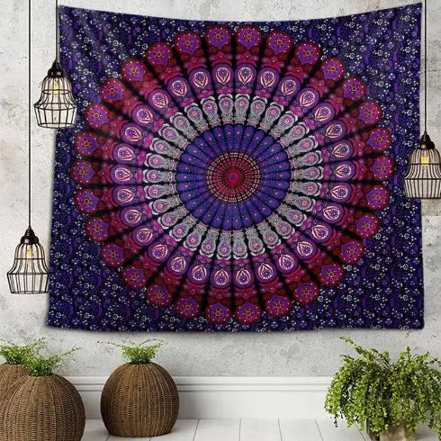 Mesmerising Mandala Multipurpose Fabric - 150x200 cm