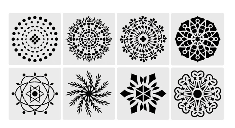 47-Piece Mandala Making Tool Set