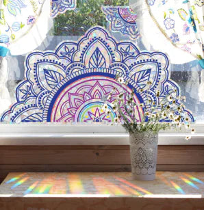 Solar Mandala Window Decor