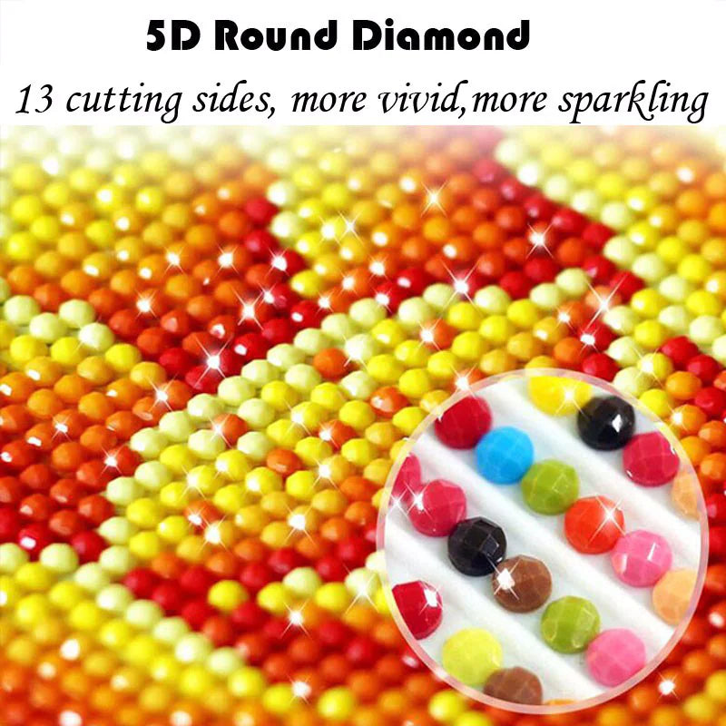 Floral Mandala Diamond Painting Kit