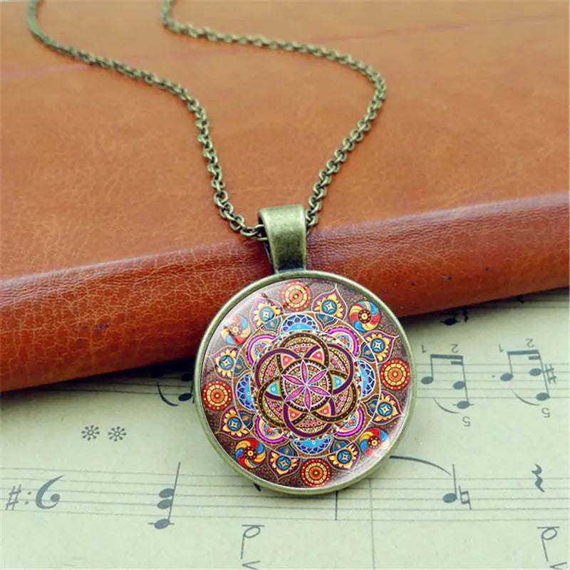 Mandala Necklace Medallion