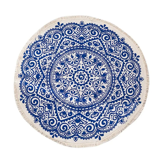 Round Boho Mandala Rug - 4 variants, 3 sizes