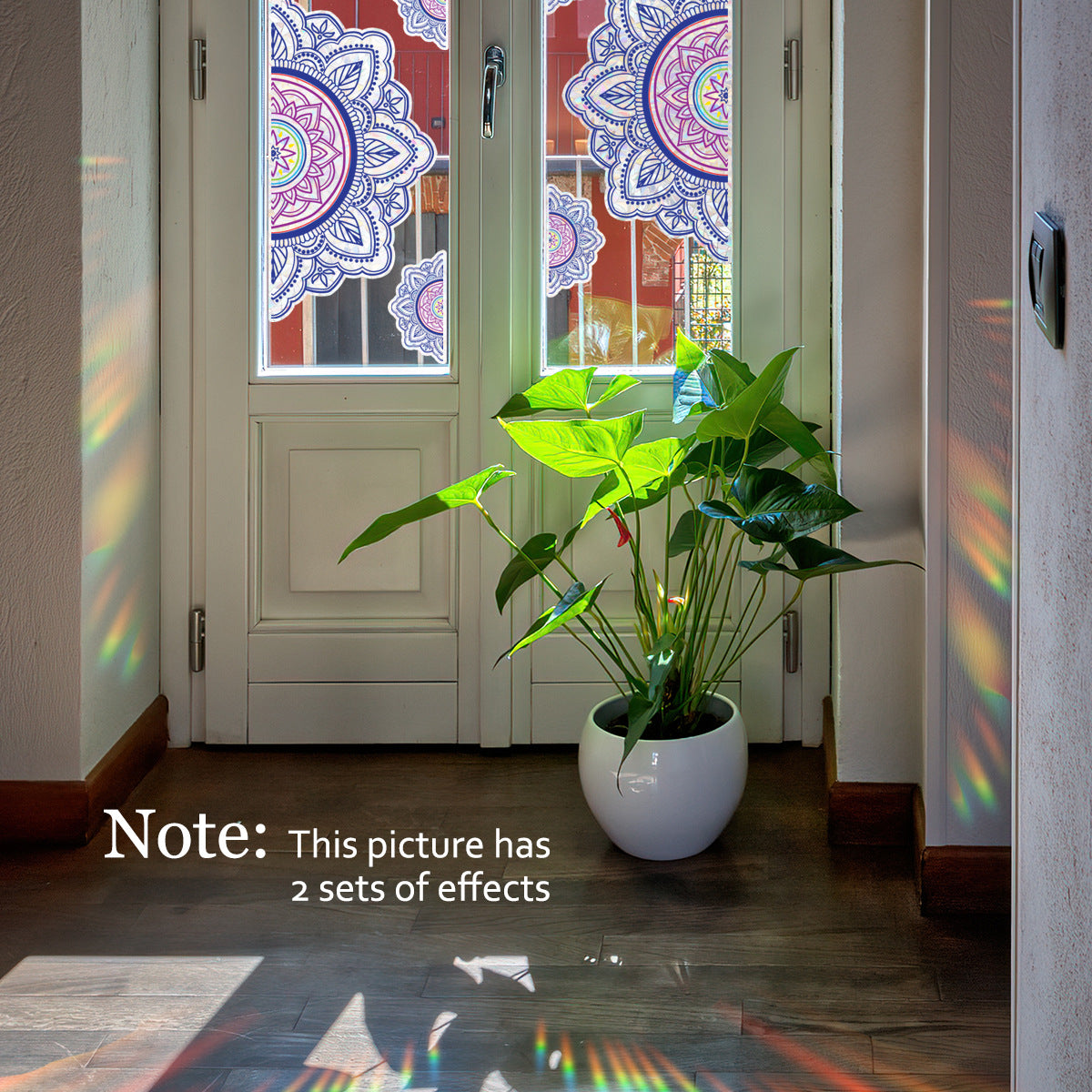 Solar Mandala Window Decor