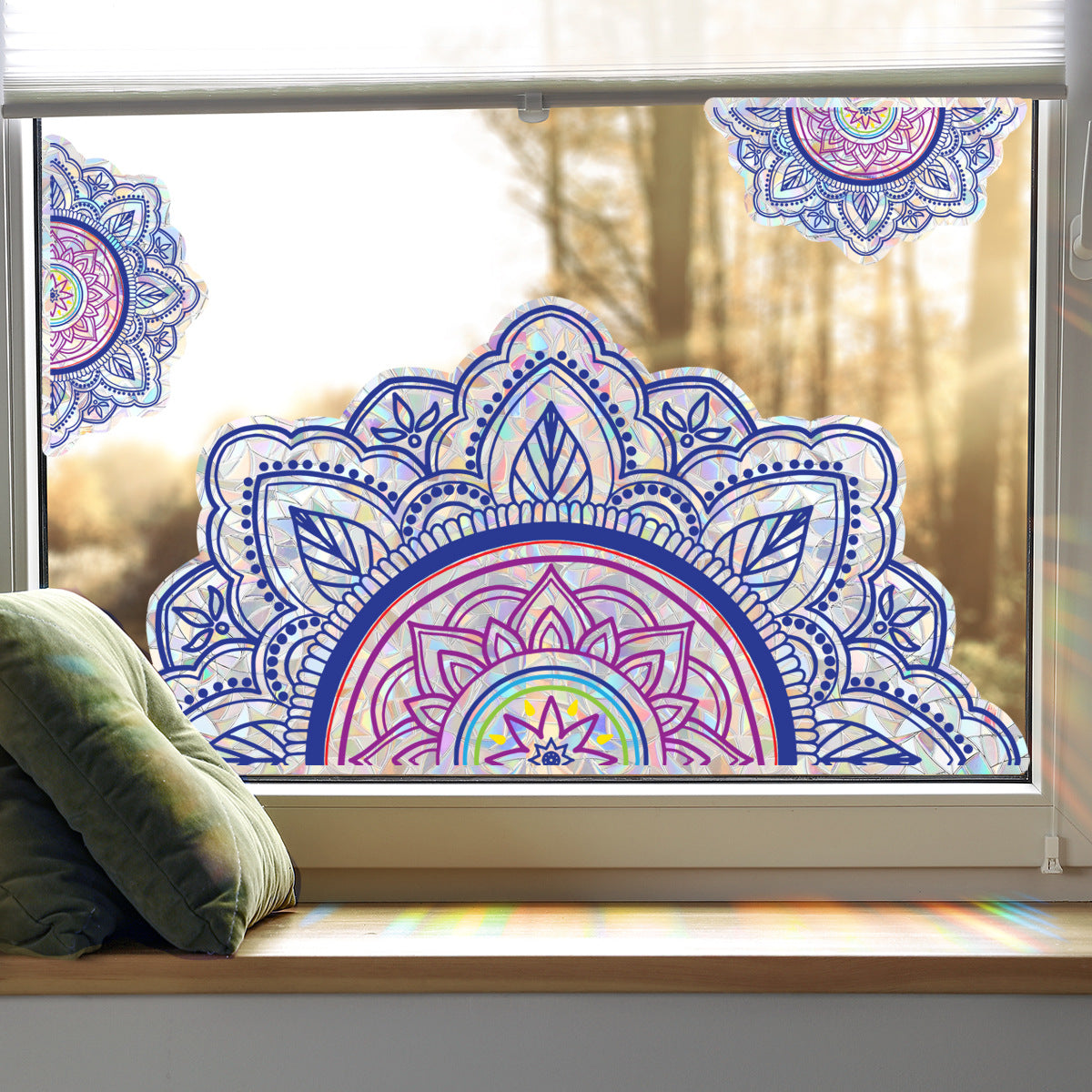 Solar Mandala Window Decor
