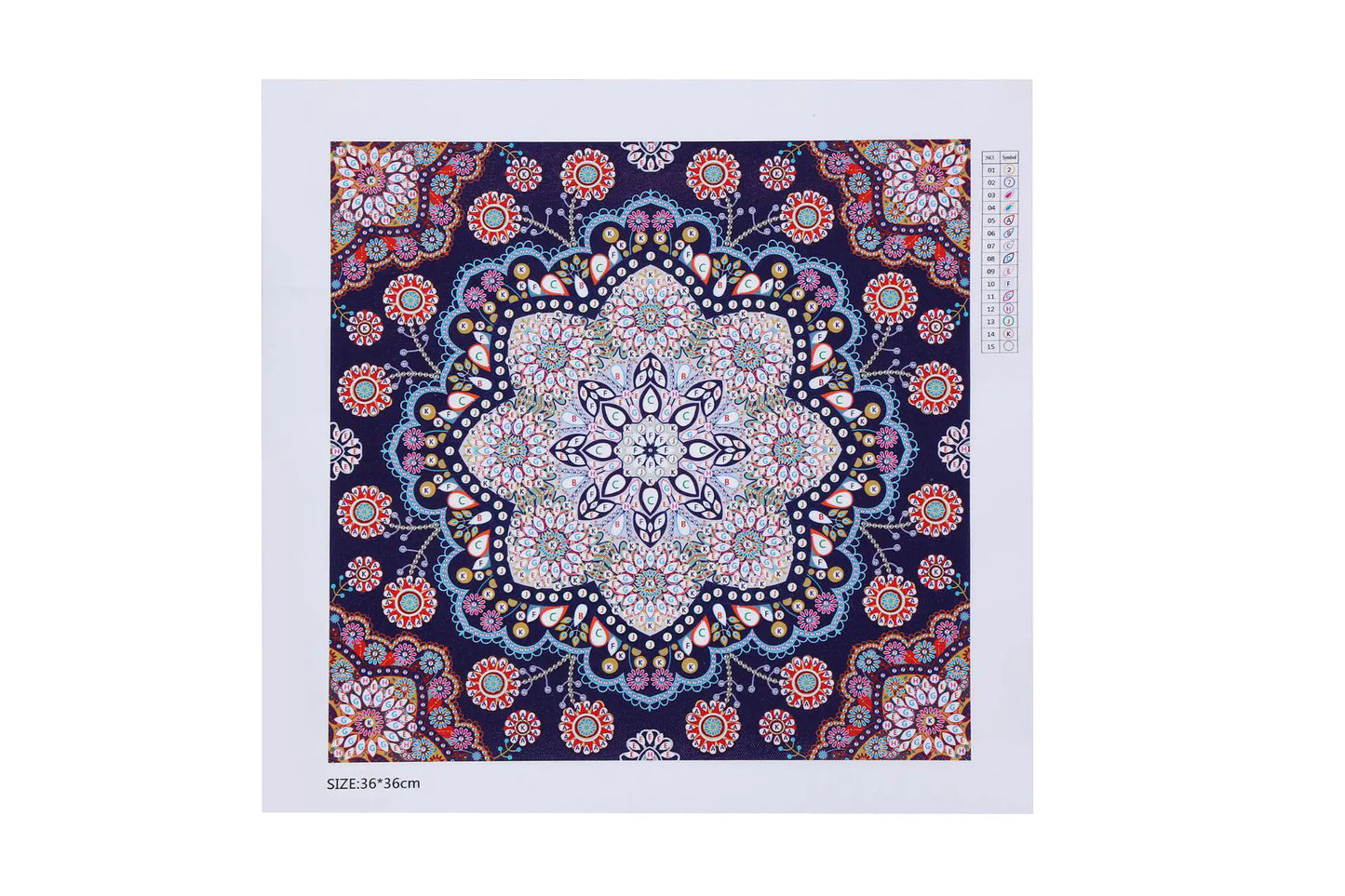 Multicolour Mandala Diamond Painting Kit
