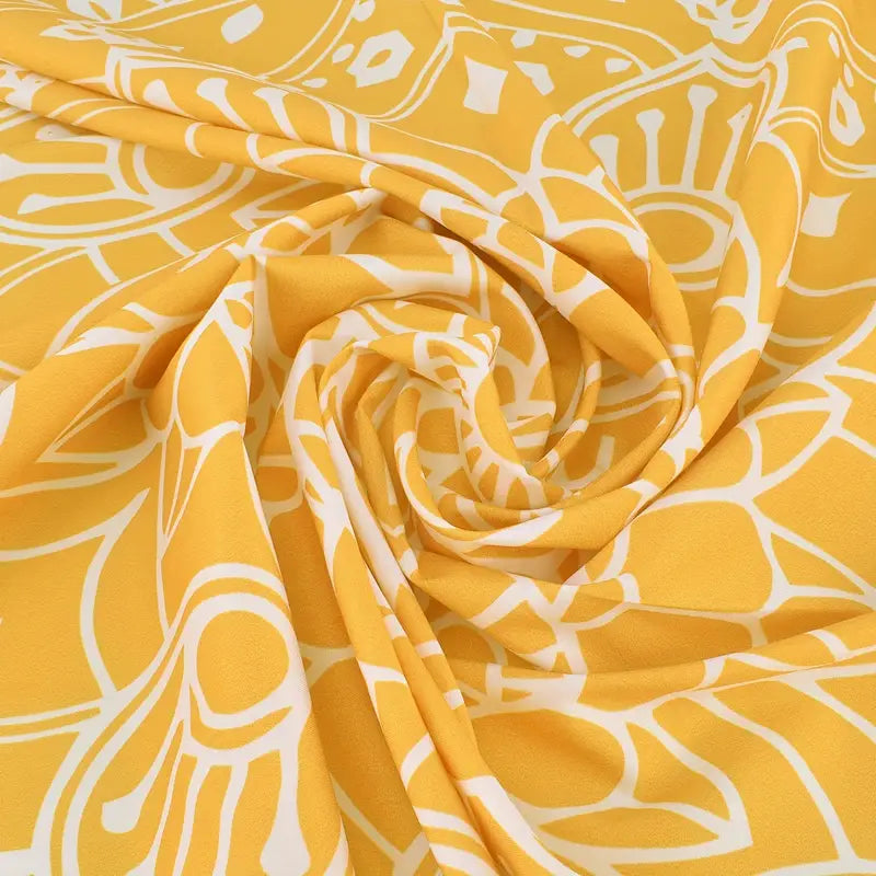 Yellow Mandala Multipurpose Fabric