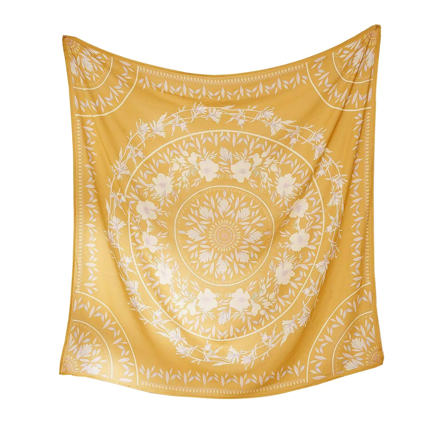 Floral Mandala Multipurpose Fabric - 59x59 inch
