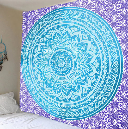 Two-tone Mandala Multipurpose Fabric - 73x95 cm