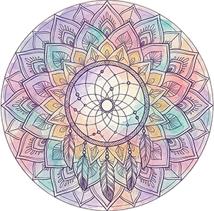 Image Download - Watercolor Dreamcatcher