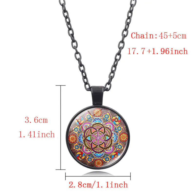 Mandala Necklace Medallion