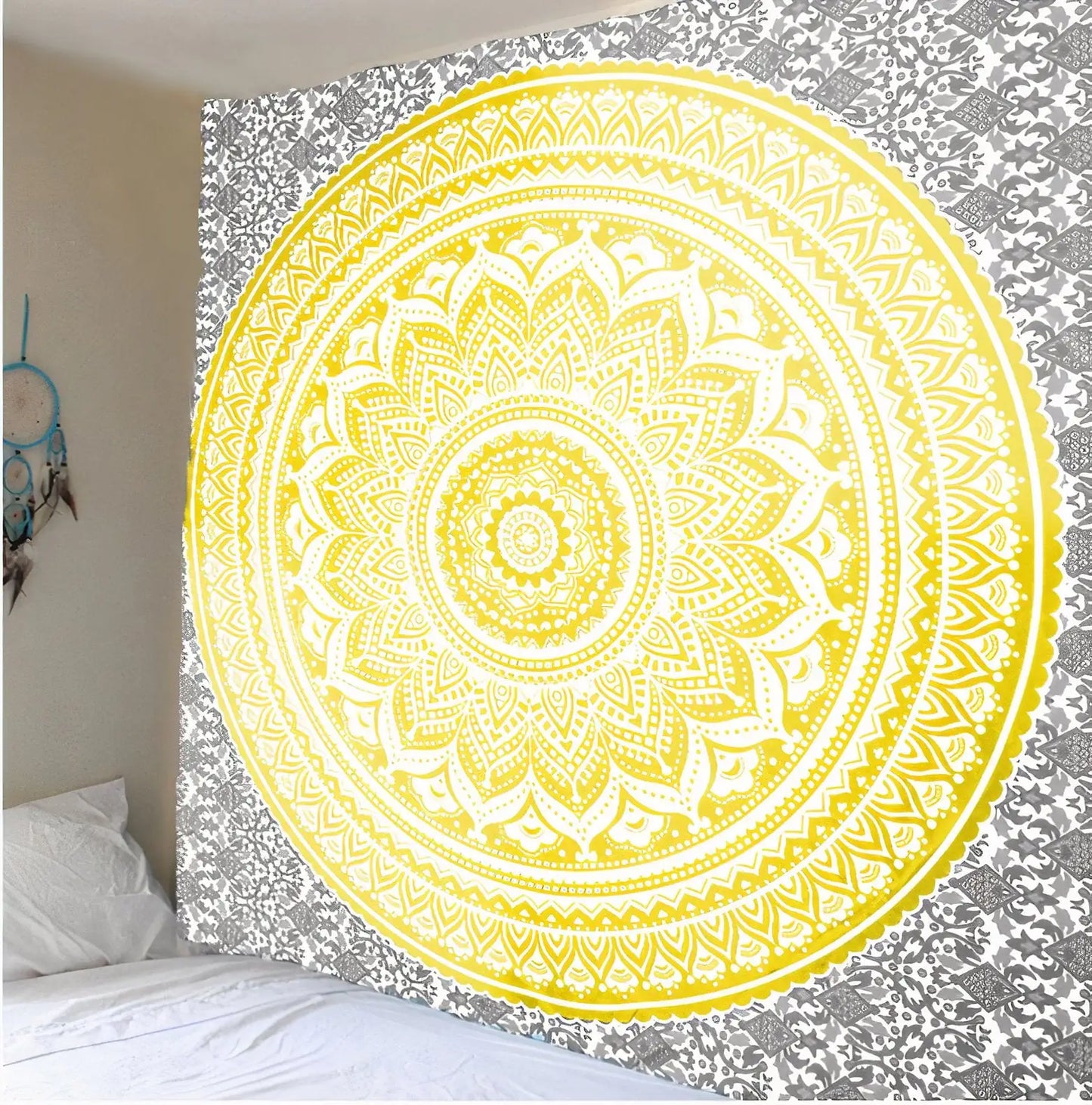 Two-tone Mandala Multipurpose Fabric - 73x95 cm