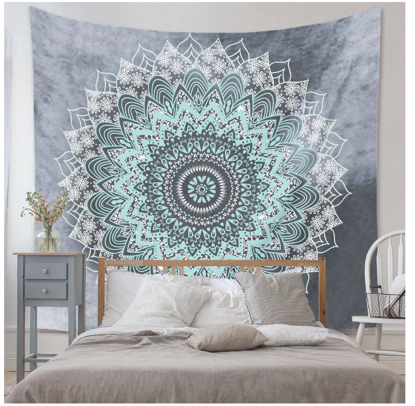 Cool Blue Mandala Multipurpose Fabric