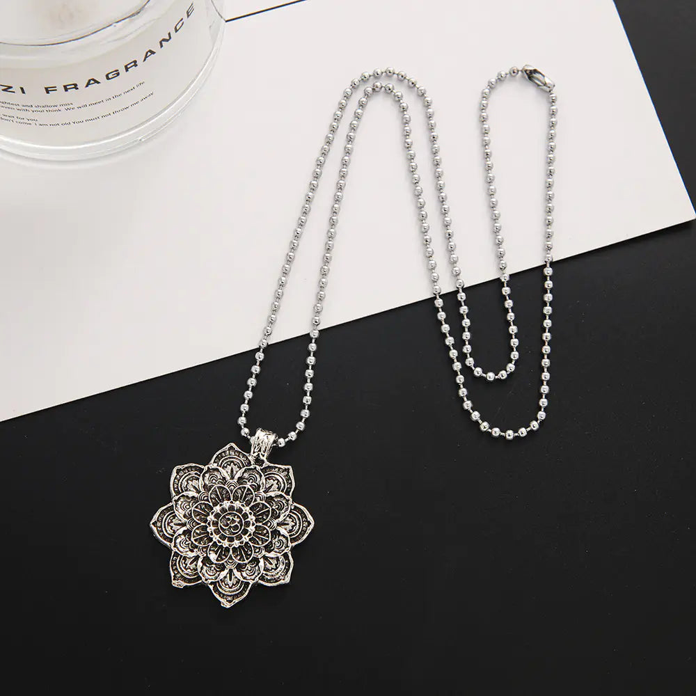 Mandala Necklace Amulet