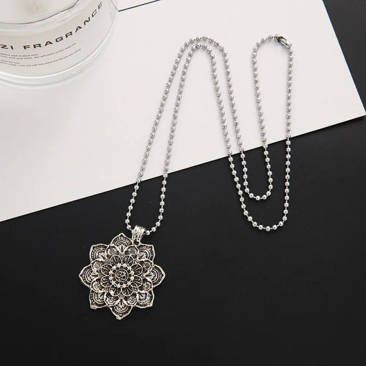 Mandala Necklace Amulet