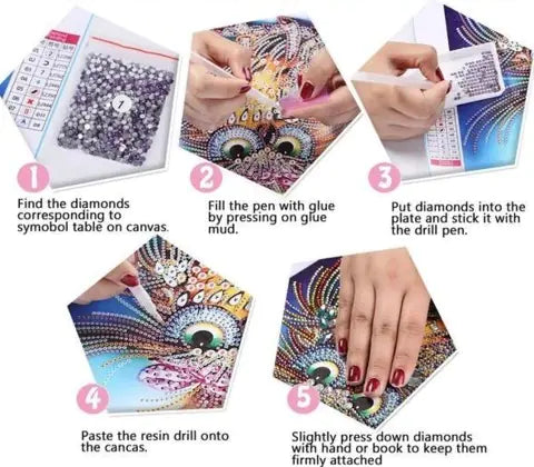 Kaleidoscope Mandala Diamond Painting Kit