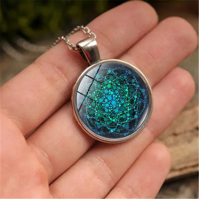 Mandala Necklace Sacred Geometry