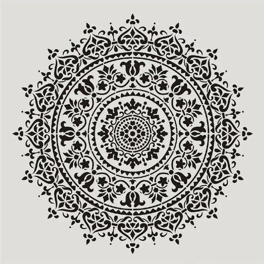 Mandala Spray Painting Stencil for Wall Decor
