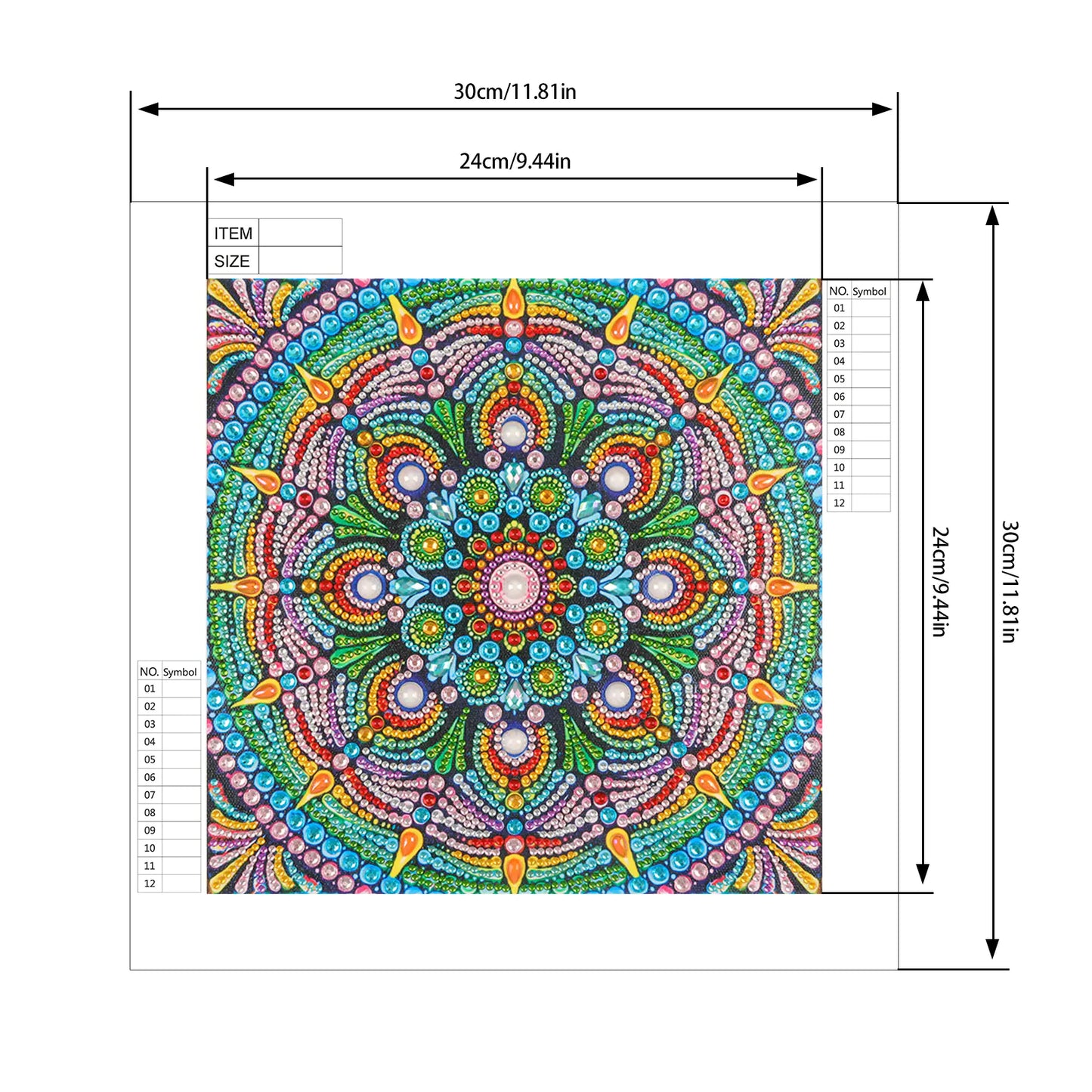 Medallion Mandala Diamond Painting Kit