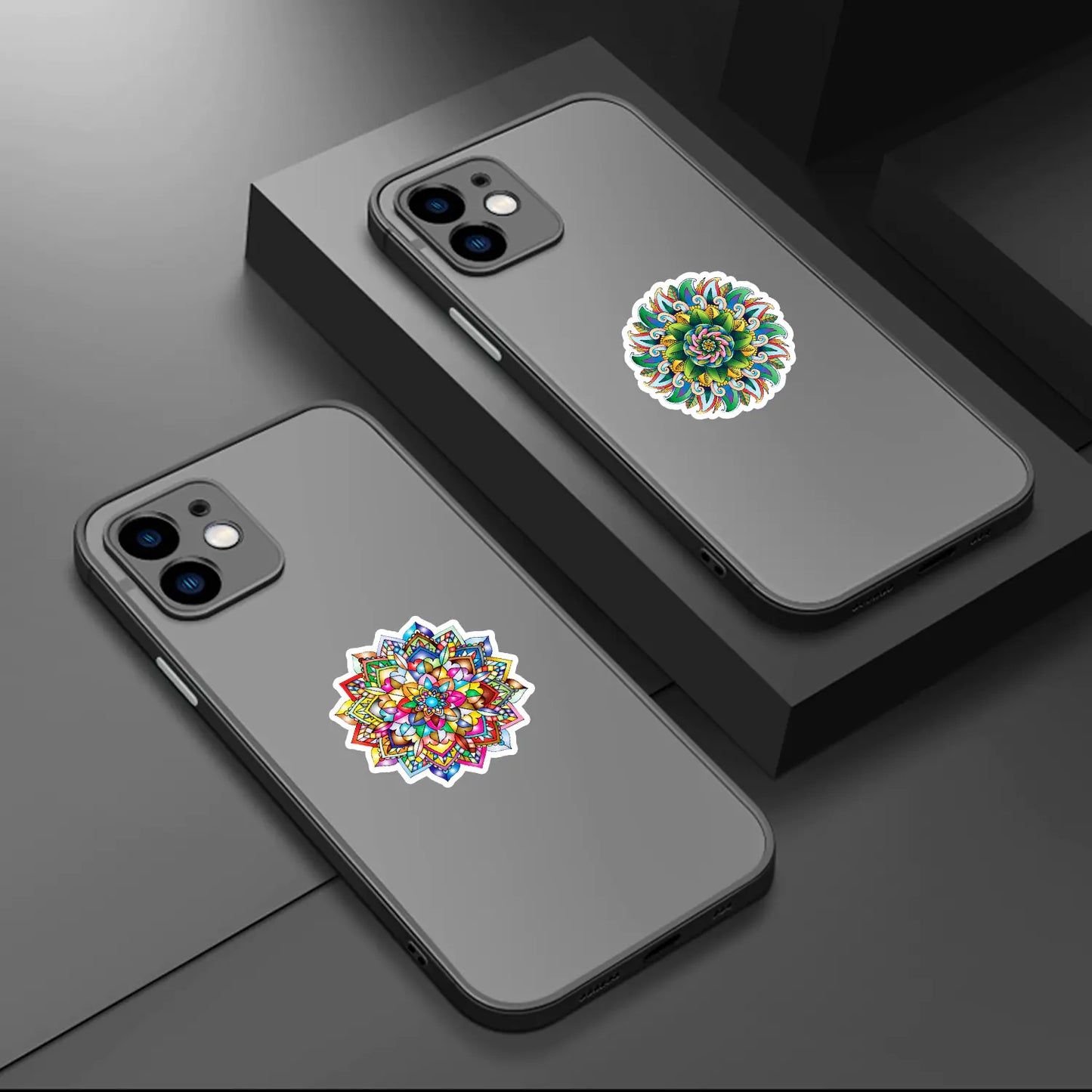 Waterproof PVC Vinyl Mandala Stickers - 50Pcs