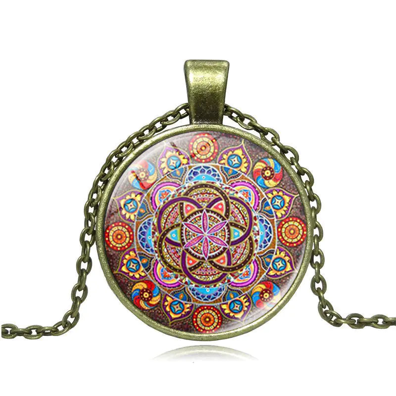 Mandala Necklace Medallion