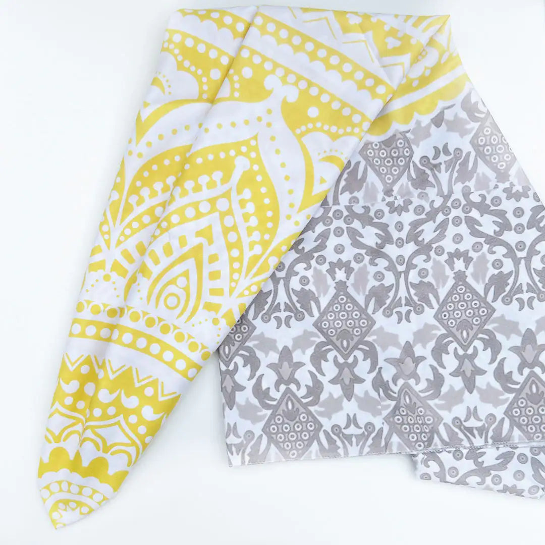 Two-tone Mandala Multipurpose Fabric - 73x95 cm